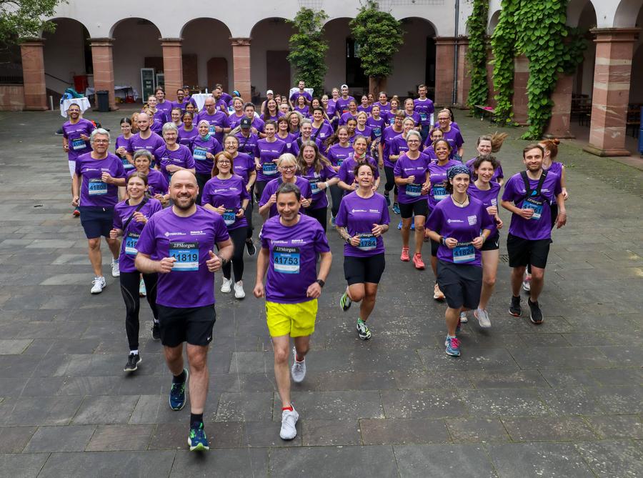 Mitlaufen beim J.P. Morgan-Lauf | Foto: Rolf Oeser
