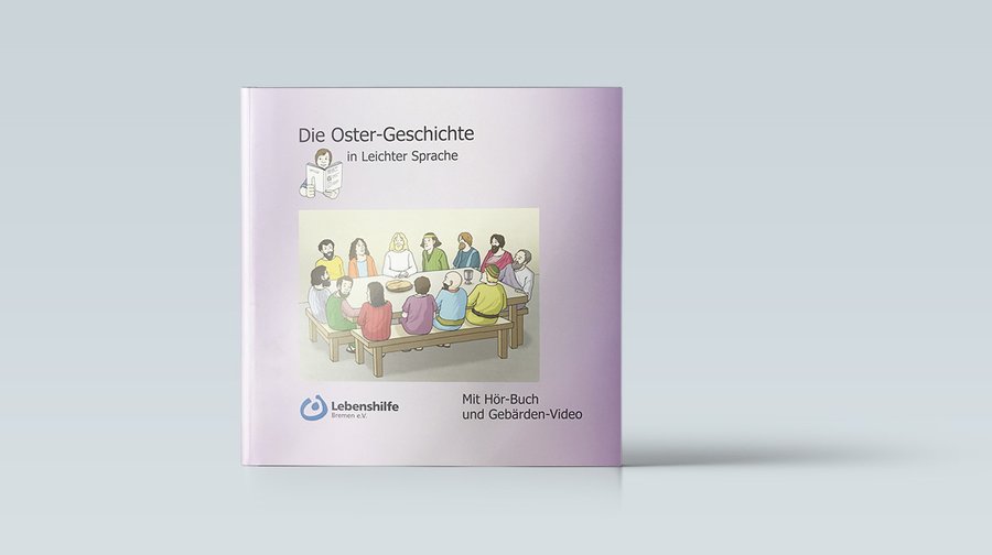 Lebenshilfe Bremen e.V. (Hg): Oster-Geschichte in Leichter Sprache (inklusive CD mit HörBuch und Gebärden-Video), 48 Seiten, 17 Euro zzgl. Versandkosten, zu bestellen über bestellung@lebenshilfe-bremen.de.