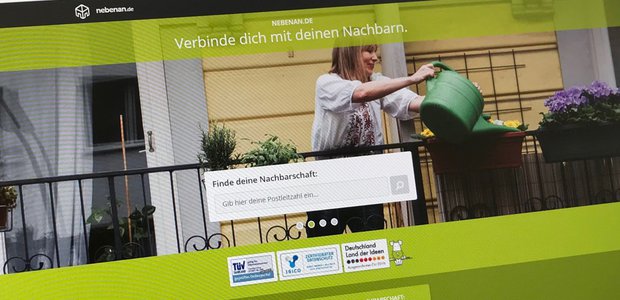 Hilft dabei, in der Nachbarschaft Leute kennenzulernen: Das soziale Netzwerk nebenan.de. | Foto: Antje Schrupp