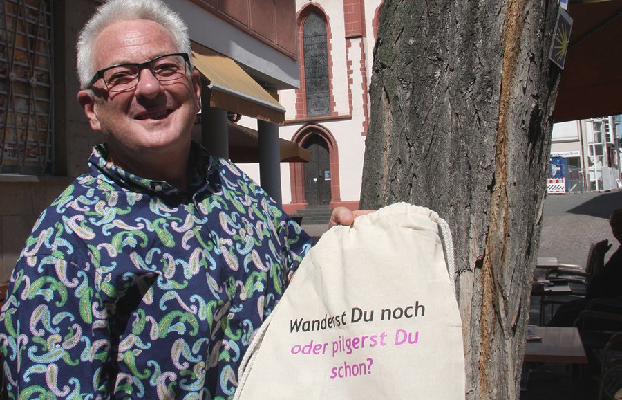 Jeffrey Myers will das Pilgern nach Frankfurt holen. |Foto: Doris Stickler