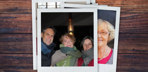 Zusammen mit dem Ehepaar Marietta und Angelo Noutsias besuchte Silke Kirch einen "Gottesdienst aus der Stille". | Foto: Andrea Kreisel