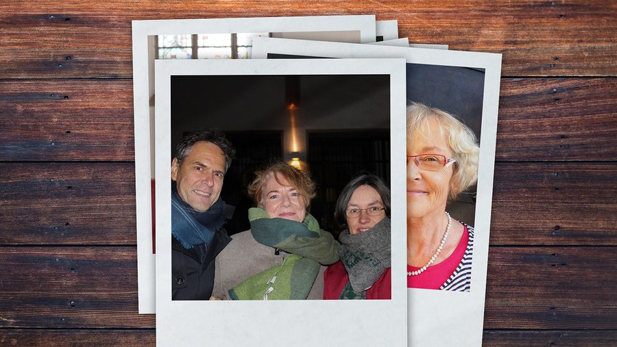 Zusammen mit dem Ehepaar Marietta und Angelo Noutsias besuchte Silke Kirch einen "Gottesdienst aus der Stille". | Foto: Andrea Kreisel