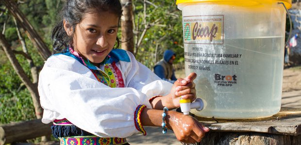 Sauberes Wasser ist eine entscheidende Voraussetzung für das Wohlergehen I Foto: Brot für die Welt