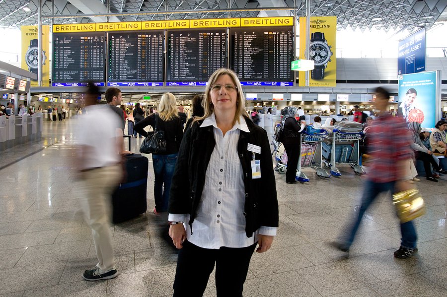 Bettina Janotta, Leiterin des Kirchlichen Sozialdienstes am Frankfurter Flughafen  I Foto: Ilona Surrey