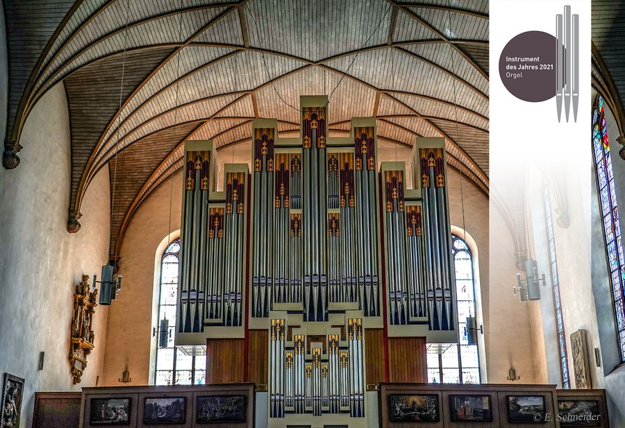 Die "Rieger-Orgel" der Katharinenkirche an der Hauptwache in Frankfurt | Foto: E. Schneider