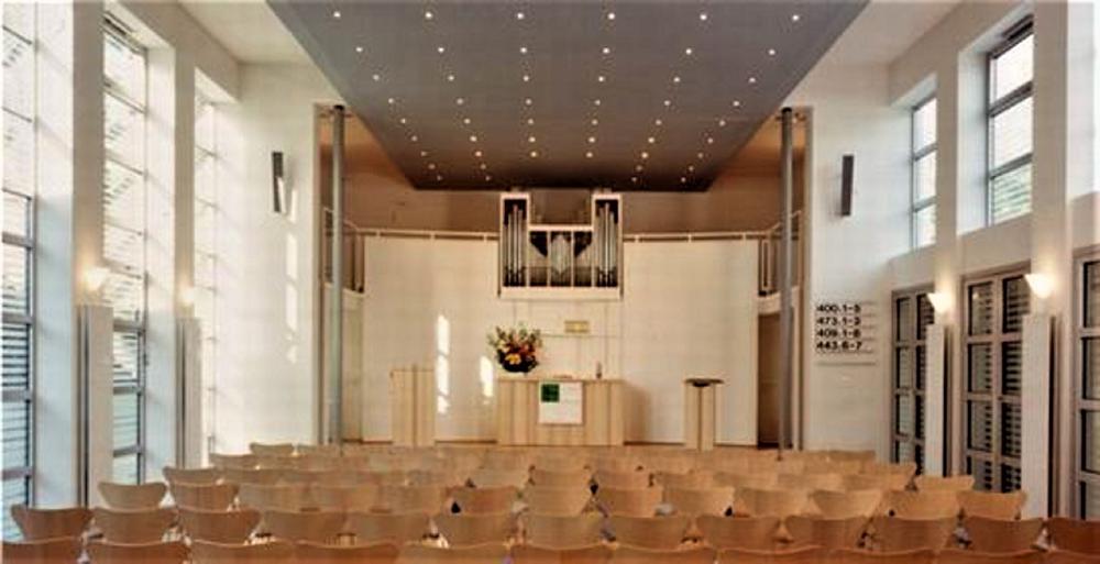 Innenansicht der Glaubenskirche I Foto: VonToerne