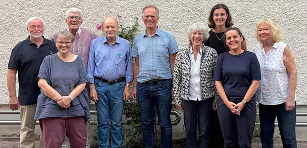 v. li. nach rechts das Team: Manfred Eich, Renate Scheel, Peter Klöpel, Günter Krämer, Burkhard Weitz, Sigrid Klöpel, Vivienne Mekhzoum, Jessica Ritter und Christiane Falkenau. I  Foto: privat