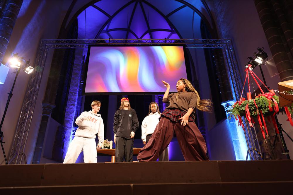 Das Tanz-Ensemble aus dem Jugendhaus Frankfurter Berg