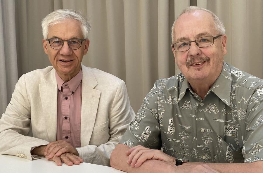 125 Jahre EAV: v. li. Ulrich Matthei und  Bernd Blecker I Foto: Bettina Behler