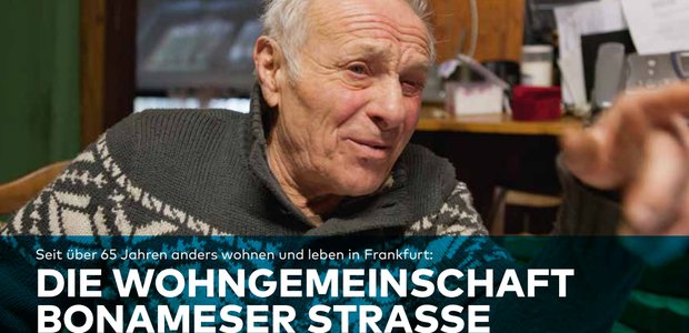 Dieter Robert Gärtner ist heute der älteste Bewohner des Wohnwagenplatzes Bonameser Straße. Eine neue Broschüre informiert über das Projekt.