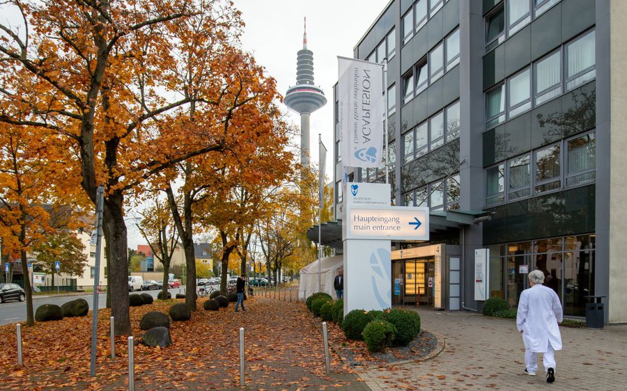 Das Markuskrankenhaus in Frankfurt-Ginnheim ist eine der hundert Gesundheits-Einrichtungen des Konzerns Agaplesion. | Foto: Rolf Oeser