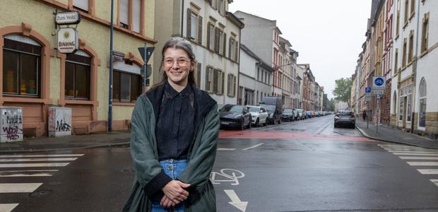 Jessica Teschke ist die erste Quartiersmanagerin der Diakonie in Offenbach. | Foto: Rolf Oeser