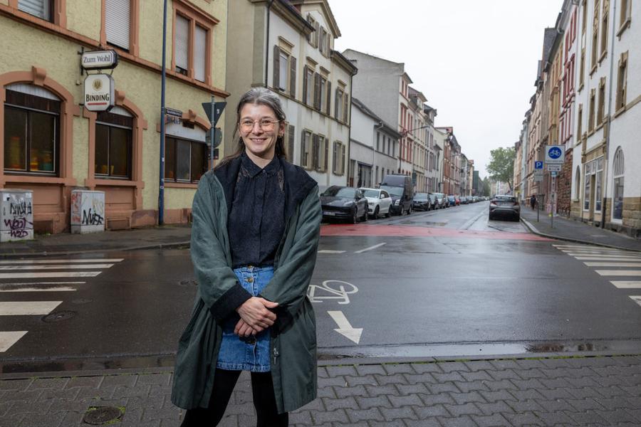 Jessica Teschke ist die erste Quartiersmanagerin der Diakonie in Offenbach. | Foto: Rolf Oeser