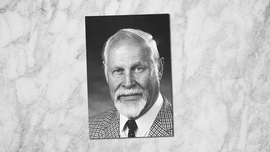 Im Alter von 87 Jahren verstorben: Klaus Knerr I Foto: privat/Grafik: Felix Volpp