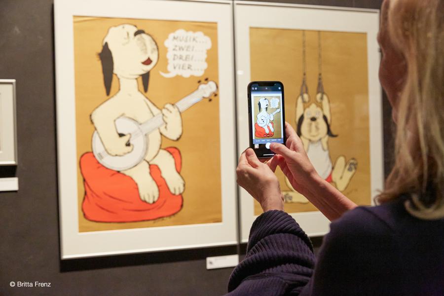 Loriot-Ausstellung im Caricatura Museum. | Foto: Britta Frenz