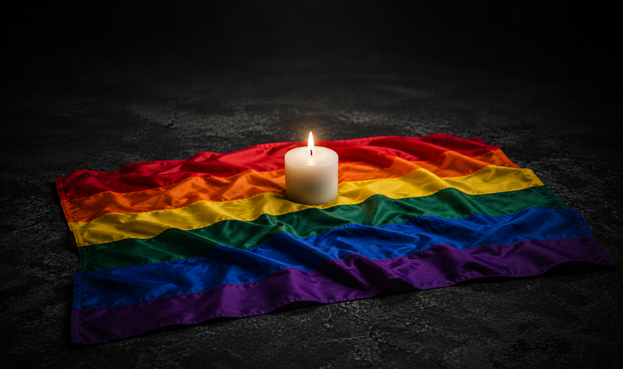 Die Evangelische Kirche und die Diakonie in Frankfurt und Offenbach trauen um die Opfer des Anschlag auf den CSD in Berlin. |