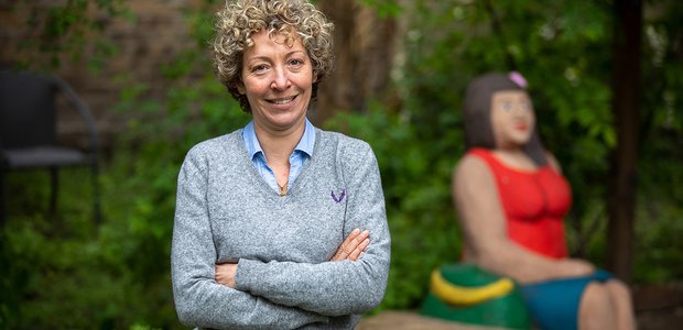 Inga Störkel ist die neue Leiterin des Zentrums für Frauen der Diakonie am Frankfurter Zoo. | Foto: Rolf Oeser