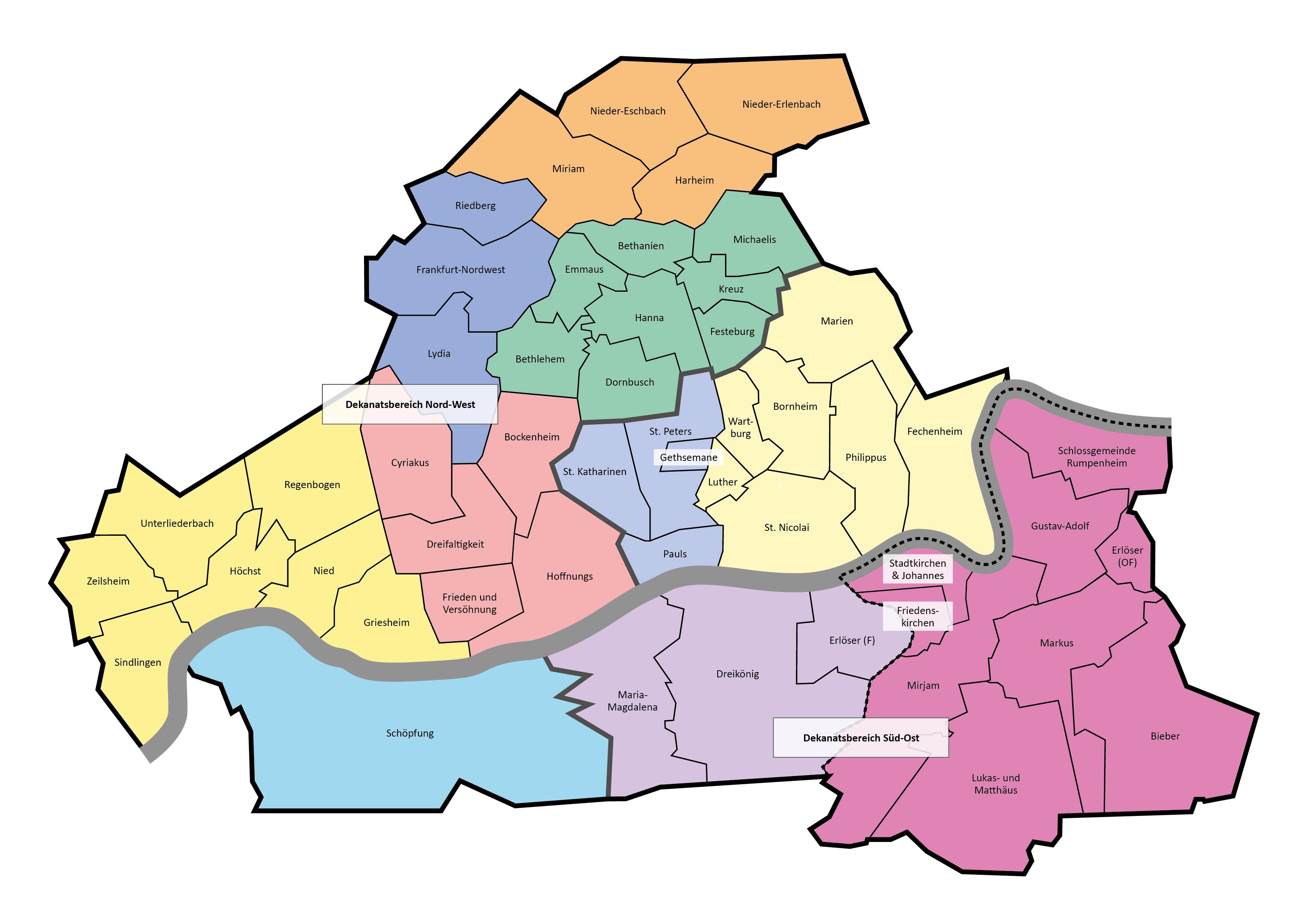 Karte Nachbarschaftsräume