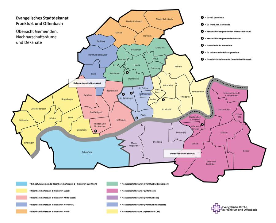 Karte Nachbarschaftsräume