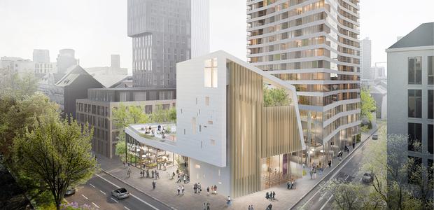 So sieht der Entwurf des Architektenbüros Meixner Schlüter Wendt zur Bebauung des Matthäus-Areals aus. |