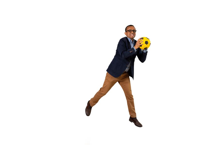 Michel Mbida / Foto: Rolf Oeser