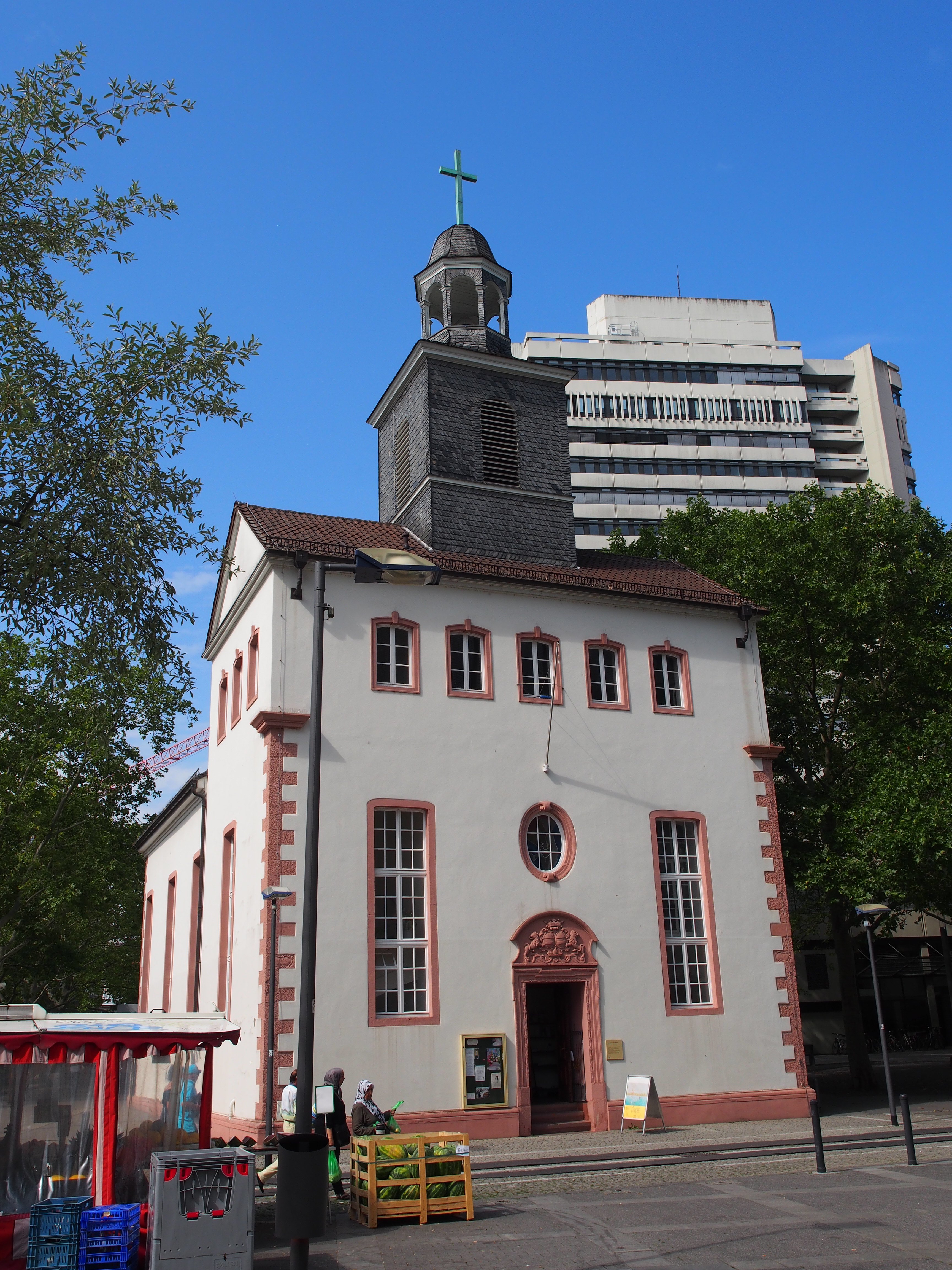Die Stadtkirche im Zentrum Offenbachs
