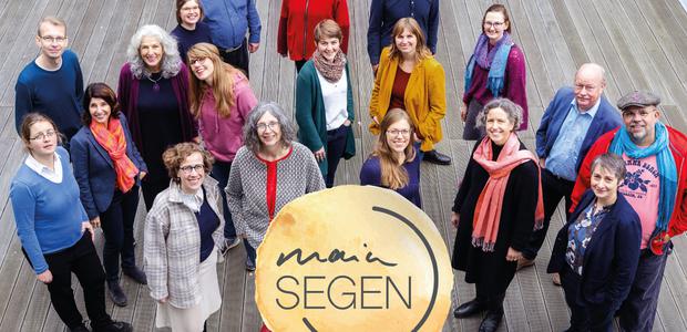 20 Pfarrer:innen aus Frankfurt und Offenbach starten neues Segensangebot mit mainsegen.de. / Foto: Tamara Jung-König