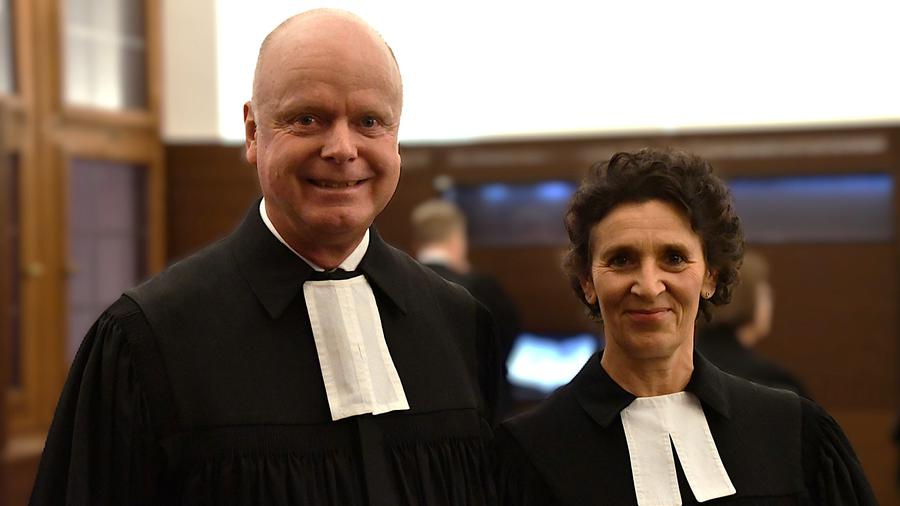 Die evangelische Pröpstin für Oberhessen, Anke Spory, und der Propst für Rhein-Main, Oliver Albrecht, widmen sich neuen Aufgaben.  |  Foto: EKHN/Rahn