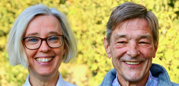 Stephanie Korbmacher und Jörg Schumann gehören dem Team an, das "Talente teilen" in der Dornbuschgemeinde organisiert.  |  Fotos: Privat