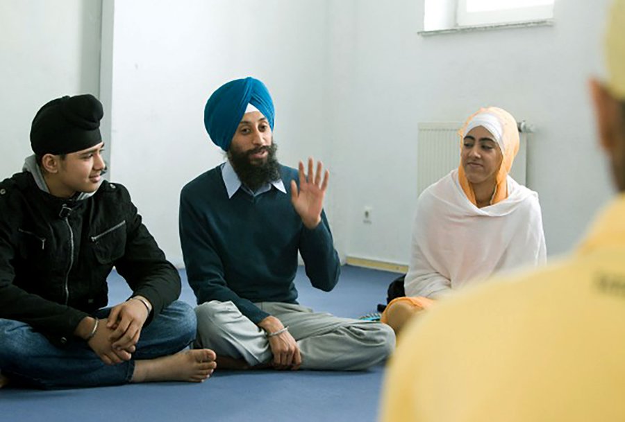 Sikhi Unterricht in Frankfurt. Foto: Rolf Oeser
