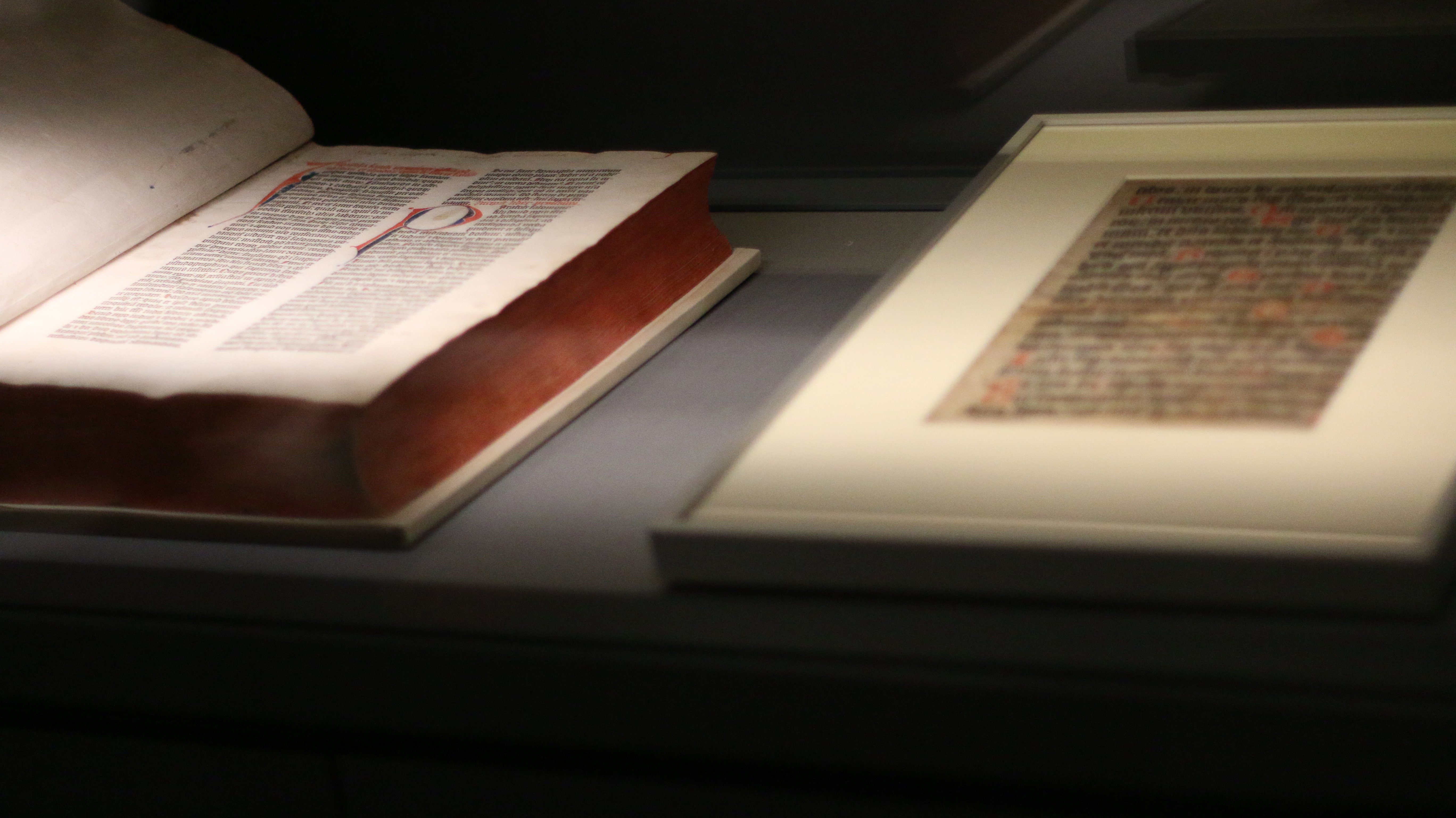 Eine Gutenbergbibel im Bibelhaus Erlebnismuseum