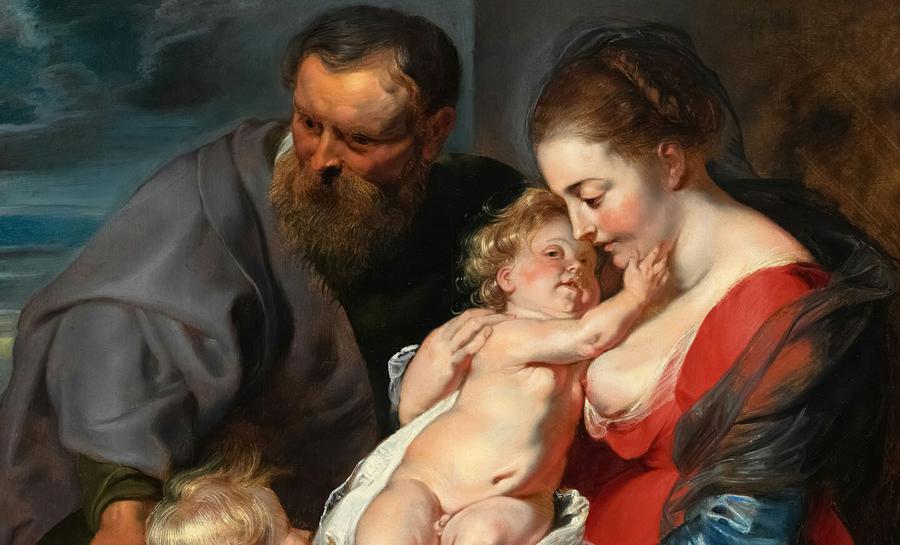 Die "heilige Familie", gemalt von Peter Pauls Rubens im 18. Jahrhundert. | Foto: Art Institute of Chicago/ Unsplash.com